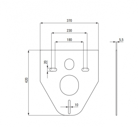 Set vas wc cu capac soft close, rezervor incastrat, clapeta de actionare titan si izolare fonica Deante Silia [5]