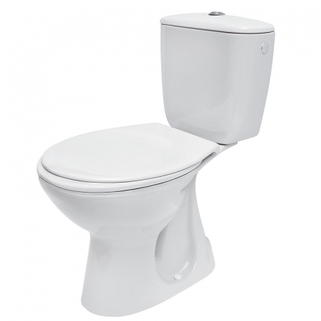 Baie - Set vas wc cu rezervor si capac duroplast, evacuare verticala, Cersanit President