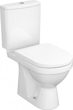 Set vas WC cu rezervor si capac duroplast soft close, cu alimentare inferioara si evacuare veritcala, ZIP SimpleOn Cersanit [4]