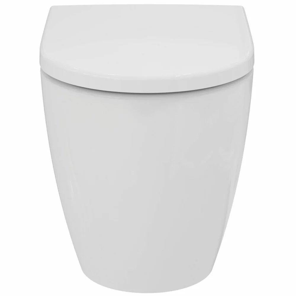 Set vas wc pe podea, cu capac softclose, alb, Ideal Standard  Ellisse Rimless [4]