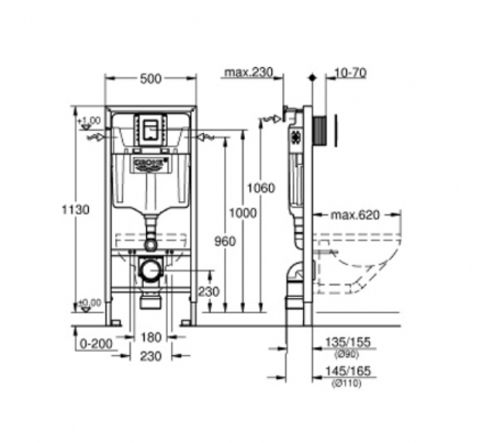 Set vas wc rimless cu capac soft close, lavoar baie verde turcoaz rotund si rezervor wc cu clapeta negru mat [1]