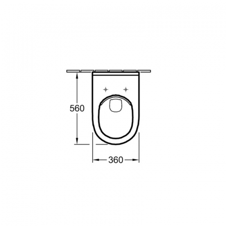 Set vas wc rimless cu capac soft close Villeroy & Boch Novo, rezervor incastrat si clapeta alb/crom mat Alcadrain M1976-2 [3]