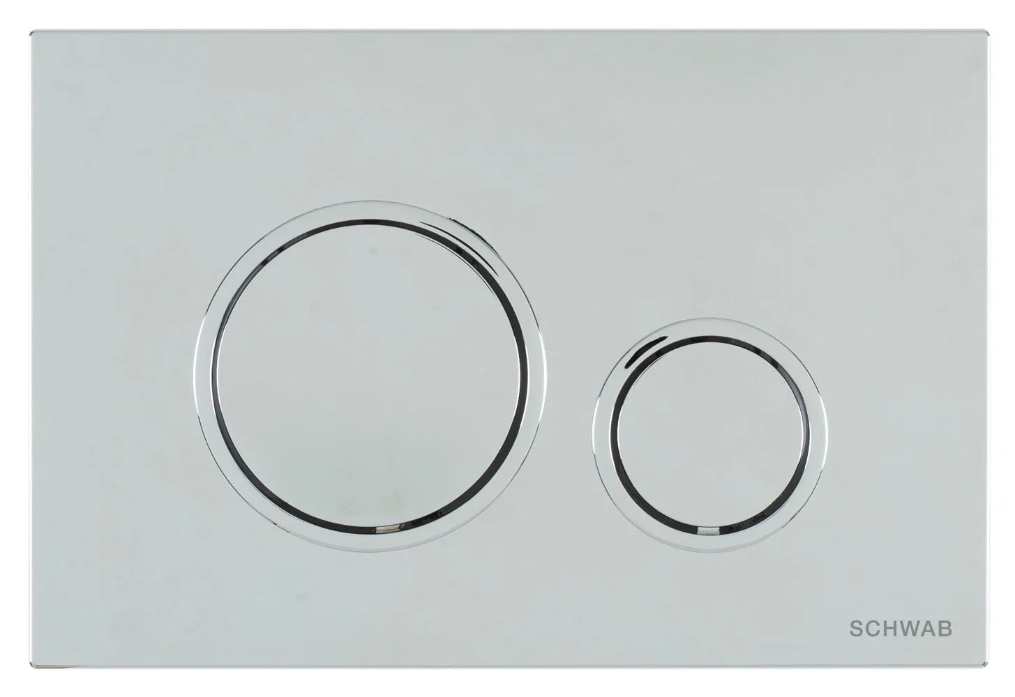 Set vas wc rimless suspendat Foglia Bristol cu rezervor incastrat Schwab si clapeta de actionare crom lucios, Schwab Vela [3]