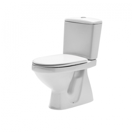 Baie - Set vas wc stativ cu rezervor si capac din polipropilena Cersanit, Roma New