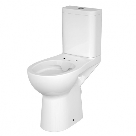 Baie - Set vas wc stativ pentru persoane cu dizabilitati alb, cu rezervor inclus Cersanit, Etiuda