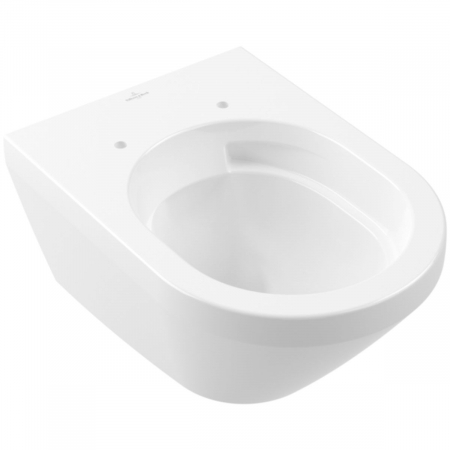 Set vas WC suspendat alb alpin cu capac soft close, Direct Flush & Twist Flush, Villeroy & Boch Architectura [1]