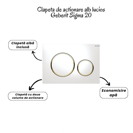 Set vas wc suspendat, clapeta alb si auriu, rezervor wc incastrat,set fixare,antifonare [3]