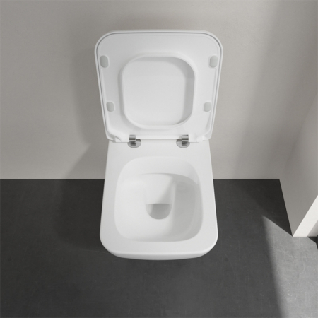 Set vas wc suspendat, cu capac soft close, alb alpin, Villeroy & Boch, Venticello [3]