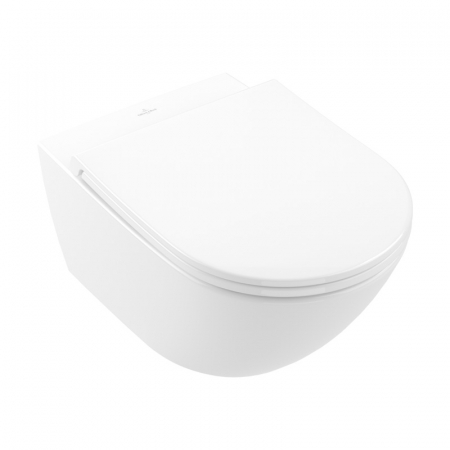 Vase WC - Set vas wc suspendat cu capac soft close și quick release, Villeroy & Boch, Universo