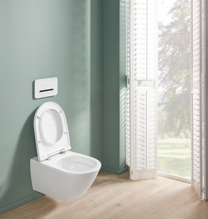 Set vas wc suspendat cu capac soft close și quick release, Villeroy & Boch, Universo [8]