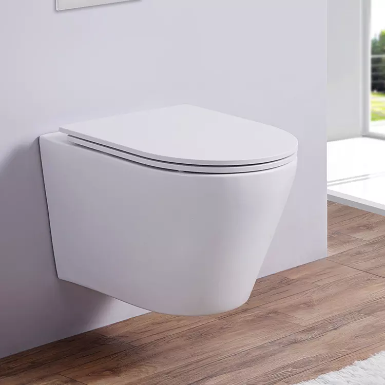 Set vas wc suspendat rimless cu capac soft close Oslo si rezervor wc incastrat Grohe Rapid SL [1]