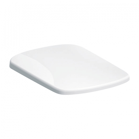 Set vas wc suspendat rimless, dreptunghiular, cu capac soft close, alb, Geberit Selnova Compact [2]