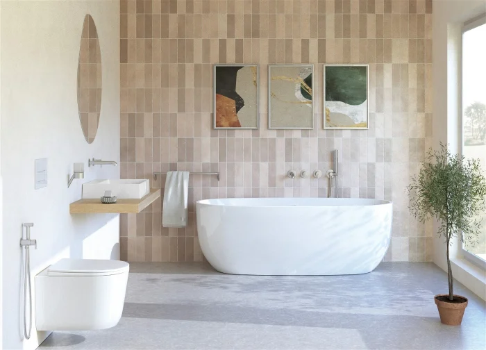 Set vas wc suspendat tornado cu capac soft close Deante Jasmin si set rezervor wc incastrat Grohe Rapid SL cu set fixare si clapeta crom Skate Cosmopolitan Grohe [2]