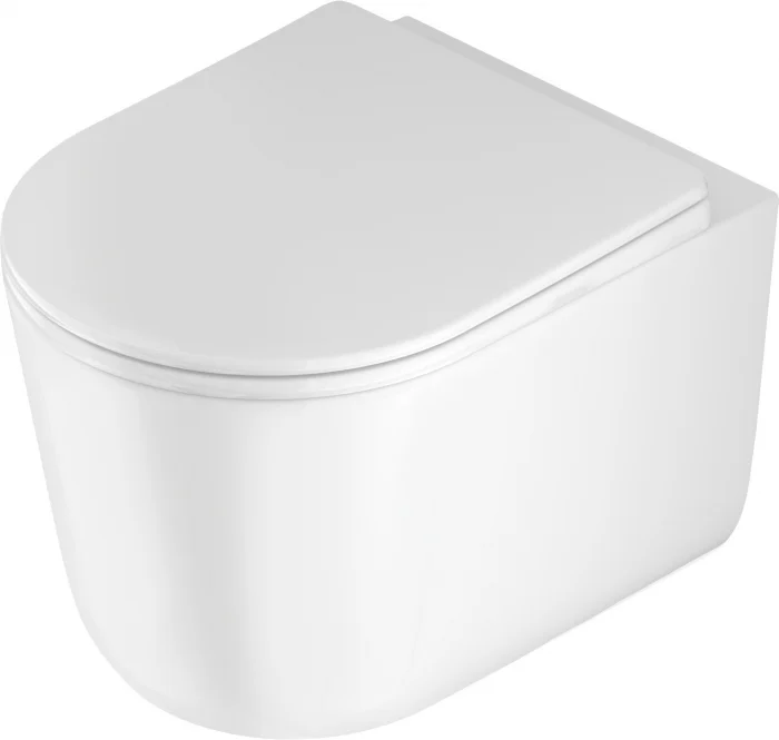 Set vas wc suspendat tornado cu capac soft close Deante Jasmin si set rezervor wc incastrat Grohe Rapid SL cu set fixare si clapeta crom Skate Cosmopolitan Grohe [1]