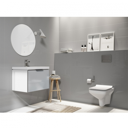 Set vas wc suspendat rimless cu capac soft close si easy off Cersanit, Carina [1]