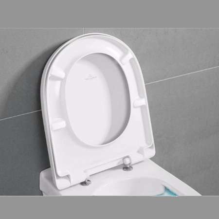 Set vas Wc suspendat rimless cu capac soft close Villeroy&Boch, Compact [3]