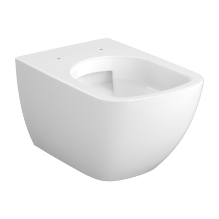 Set vas Wc suspendat Zen Pro si capac duroplast Larga Slim, alb, Cersanit [1]