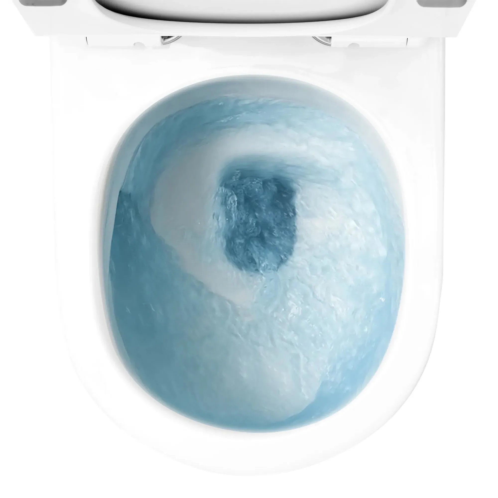 Set vas wc vortex suspendat, Rotund, Foglia Oslo si capac softclose alb [9]