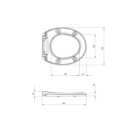 Set wc ingropat, 6 in 1, crom, cadru cu vas wc, capac si buton spalare, Deante Boro [4]