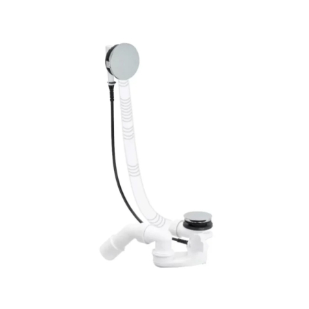 Sifoane, ventile si racorduri - Sifon cada, ventil, cu preaplin, crom, Villeroy & Boch