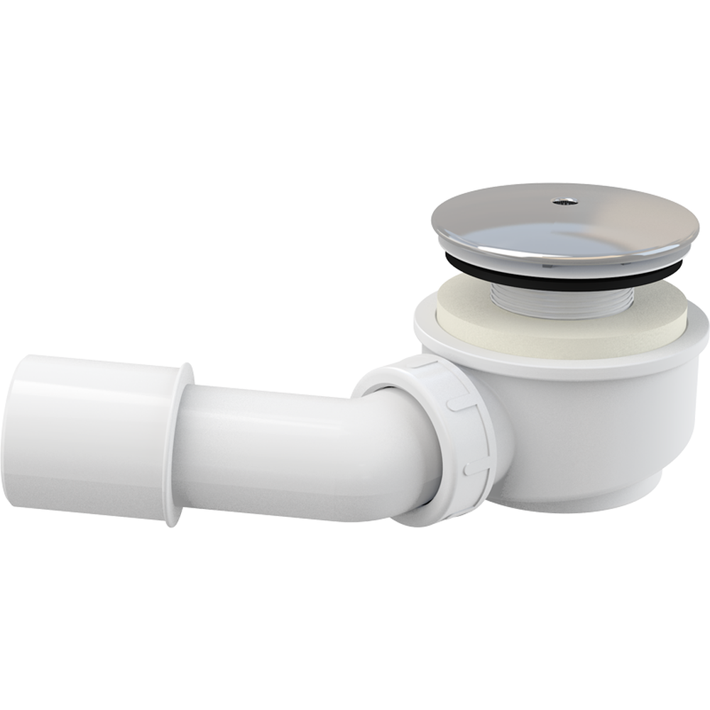 Baie - Sifon cadita cu ventil si capac Ø91 mm Alcadrain A471CR-60