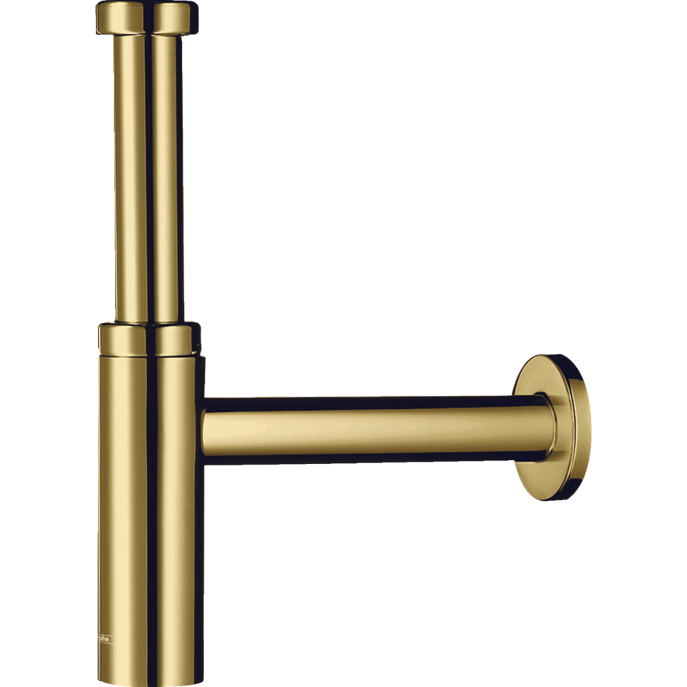 Sifoane, ventile si racorduri - Sifon lavoar rotund auriu lucios Hansgrohe Flowstar S 52105990