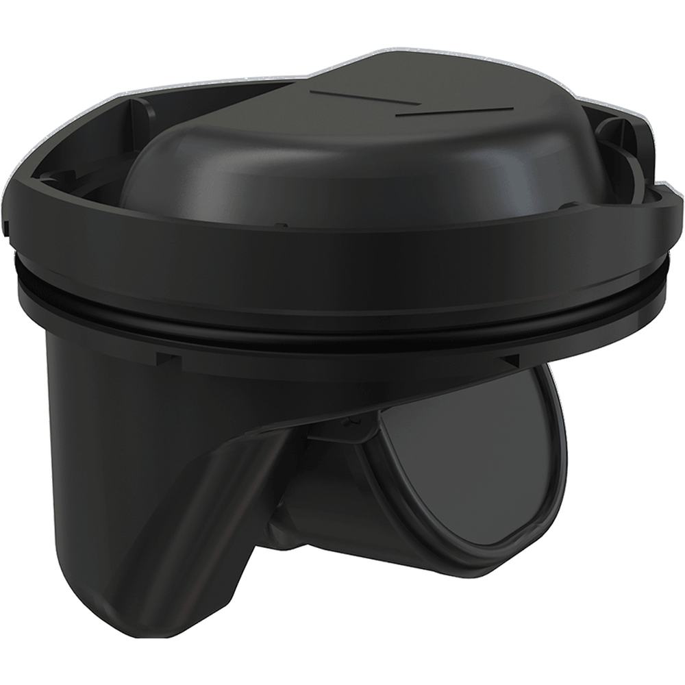 Sifoane, ventile si racorduri - Sifon pardoseala negru cu sistem combinat de retinere a mirosurilor Alcadrain APV0020