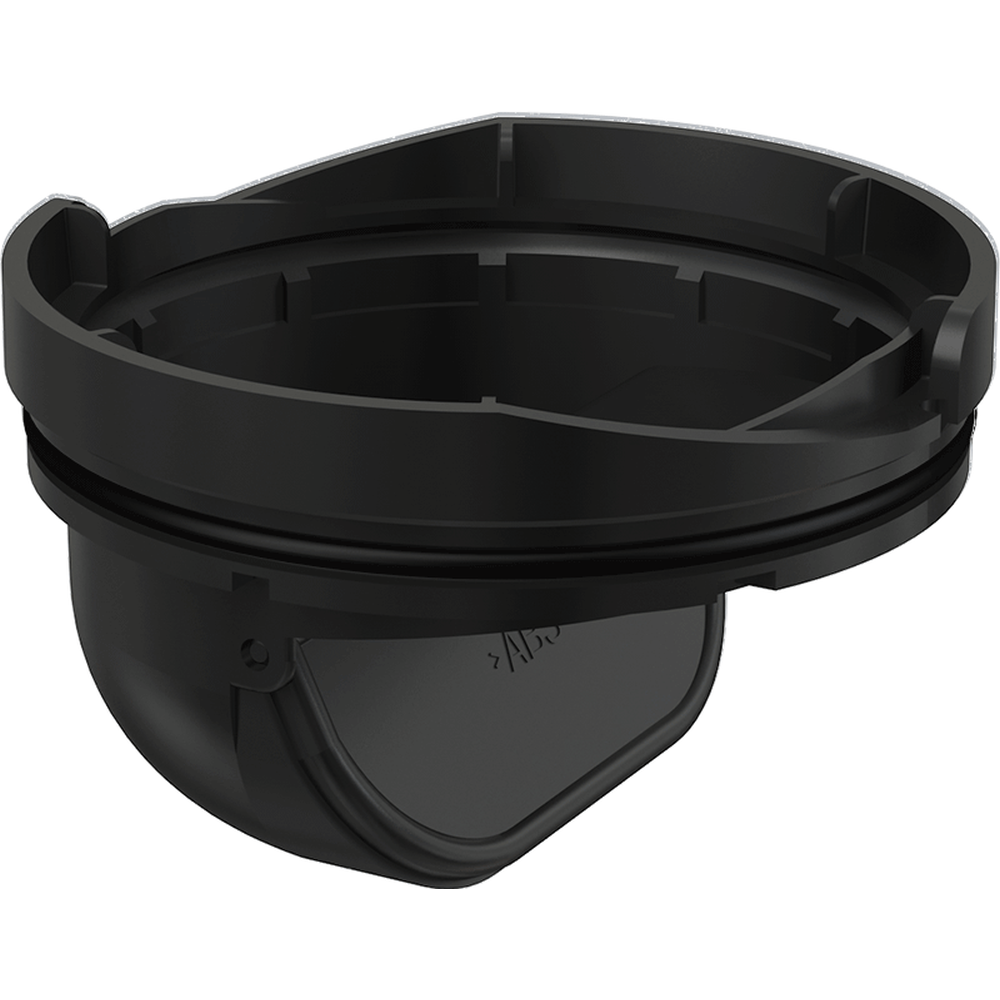 Baie - Sifon pardoseala negru cu sistem de retinere a mirosurilor uscat Alcadrain APV0030