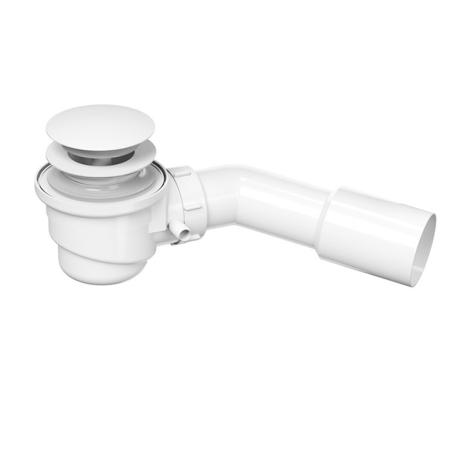 Accesorii cada - Sifon pentru cada cu dop click-clack, alb, Cersanit
