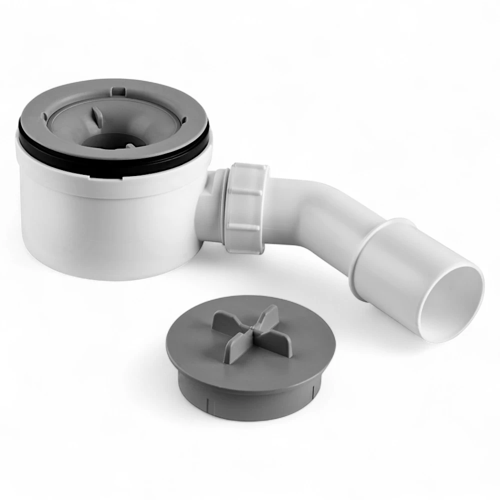 Cazi baie - Sifon pentru cadita dus, 90 mm, evacuare 50/40 mm, Cersanit Tako Slim