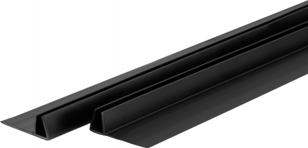 Baie - Sigiliu Deante pentru pentru sticla de 5 mm negru mat