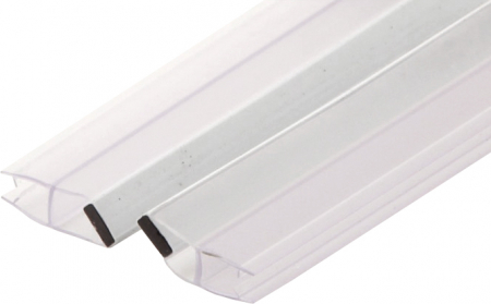 Baie - Sigiliu magnetic Deante pentru pentru sticla de 5 mm alb mat
