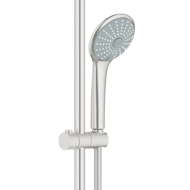 Sistem de dus cu baterie termostatata, palarie de dus 310 mm,  para de dus 110 mm, otel inoxidabil, Grohe Euphoria System [1]
