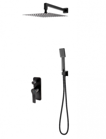 Sisteme de dus incastrate - Set de dus incastrat FDesign Seppia, negru mat