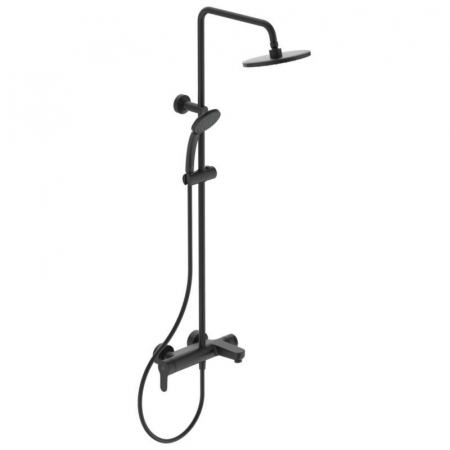 Coloane de dus - Coloana de dus cu baterie monocomanda si pipa cada Ideal Standard Cerafine O II negru mat