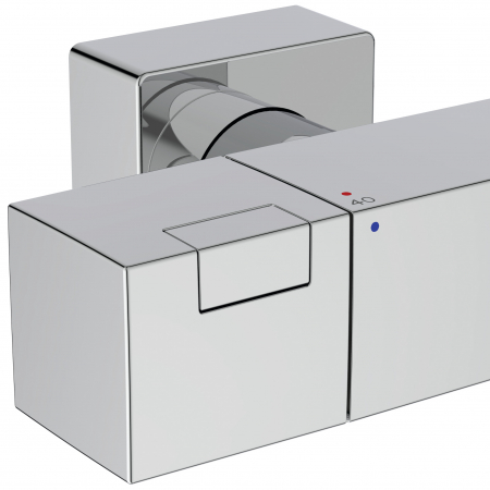 Coloana de dus cu baterie termostatata Ideal Standard Ceratherm C100 crom lucios [3]