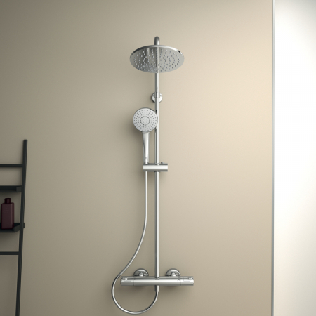 Coloana de dus cu baterie termostatata Ideal Standard Ceratherm T50 crom lucios [5]