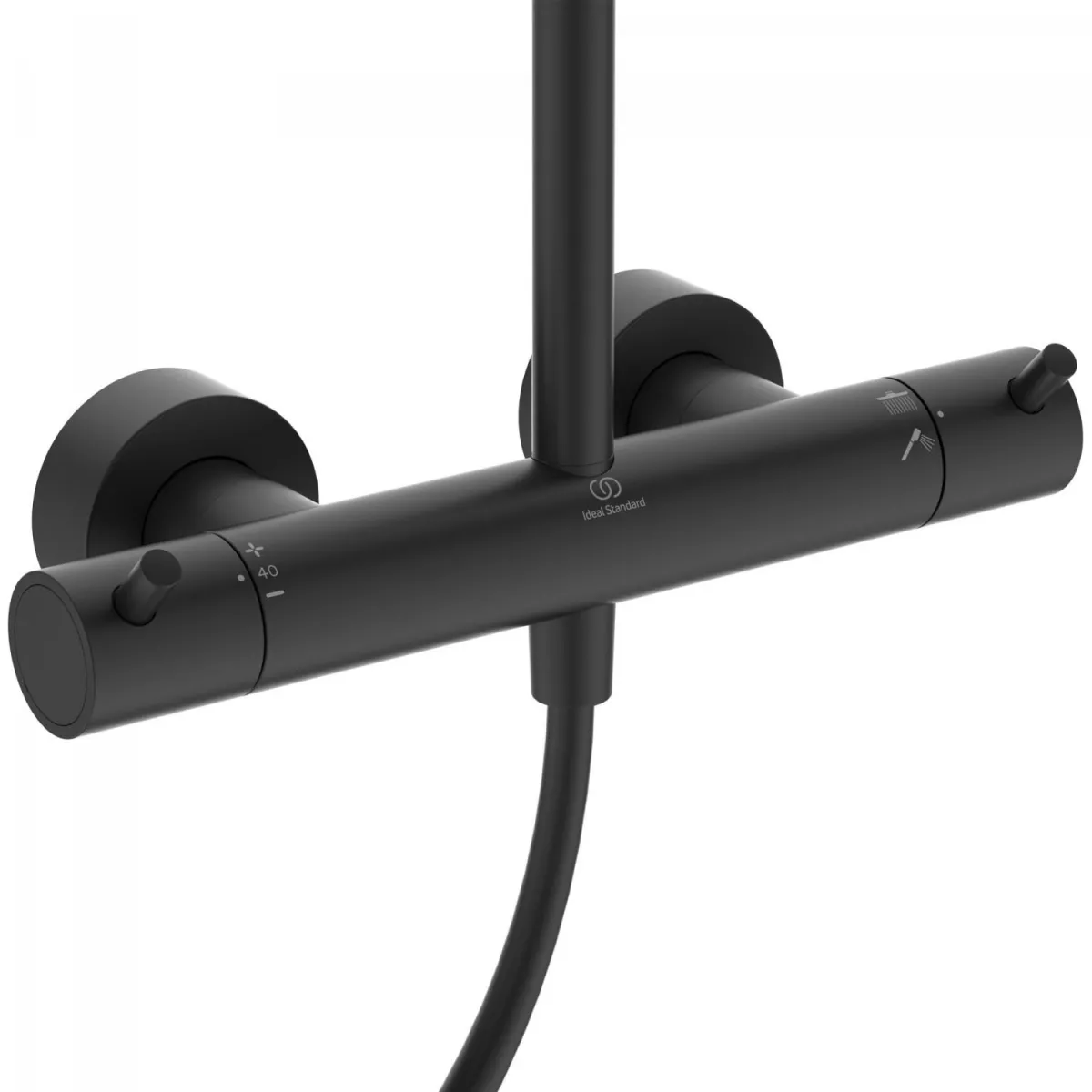 Coloana de dus termostata, 1 functie, negru mat, Ideal Standard CeraTherm T125 [3]