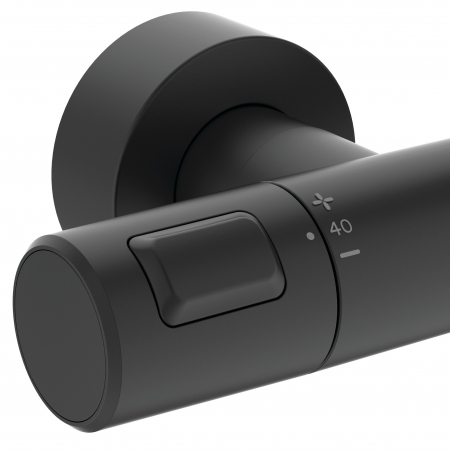 Coloana de dus cu baterie termostatata Ideal Standard Ceratherm T25 negru mat [3]