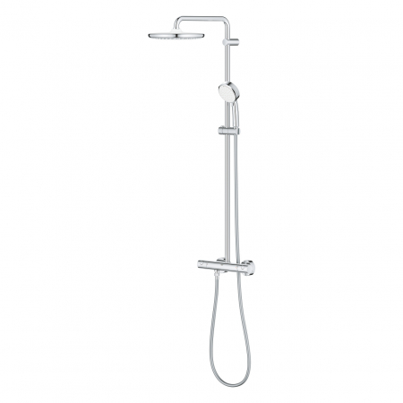 Coloana de dus crom cu baterie termostatata Grohe New Tempesta Cosmopolitan [2]