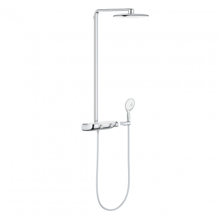 Coloane de dus - Coloana de dus crom cu baterie termostatata Grohe Euphoria Smartcontrol 360