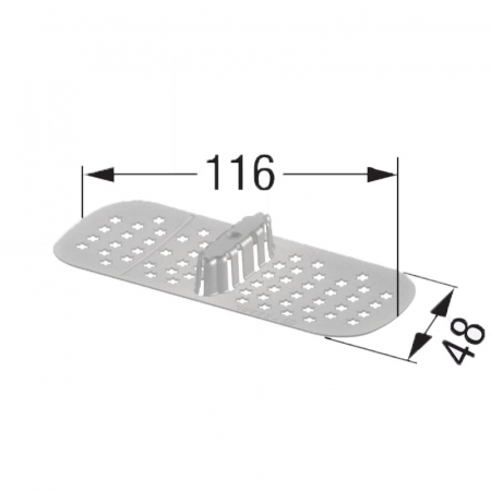 Sita de par Kessel pentru rigola de dus Linearis Compact [1]