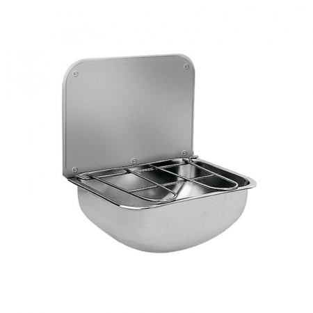 Chiuvete bucatarie inox - Spalator inox pentru curatenie cu panou de protectie Franke