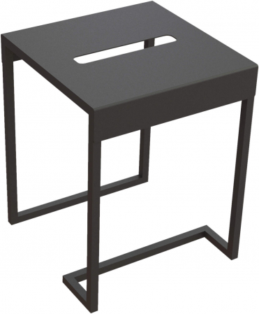 Accesorii dus - Suport accesorii baie freestanding negru Deante, Mokko