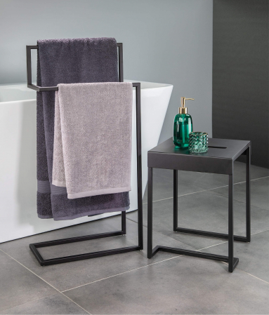 Suport accesorii baie freestanding negru Deante, Mokko [5]