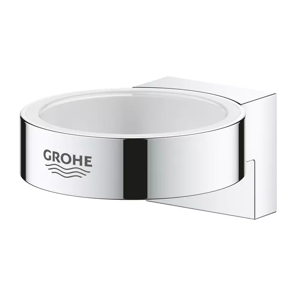 Suport dozator sapun lichid/pahar periute de dinti, crom lucios, Grohe Selection [1]