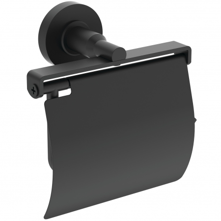 Accesorii toaleta - Suport hartie igienica cu aparatoare Ideal Standard IOM negru mat