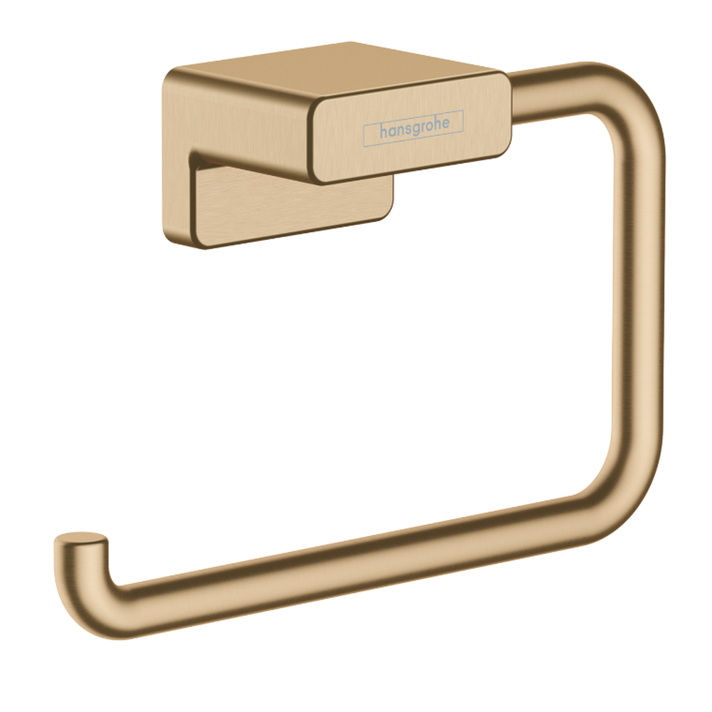 Accesorii toaleta - Suport hartie igienica culoare bronz periat Hansgrohe AddStoris 41771140