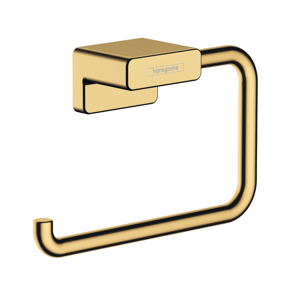 Accesorii toaleta - Suport hartie igienica culoare auriu lucios Hansgrohe AddStoris 41771990