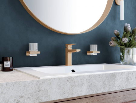 Suport pahar periute de dinti culoare bronz periat Hansgrohe AddStoris 41749140 [1]